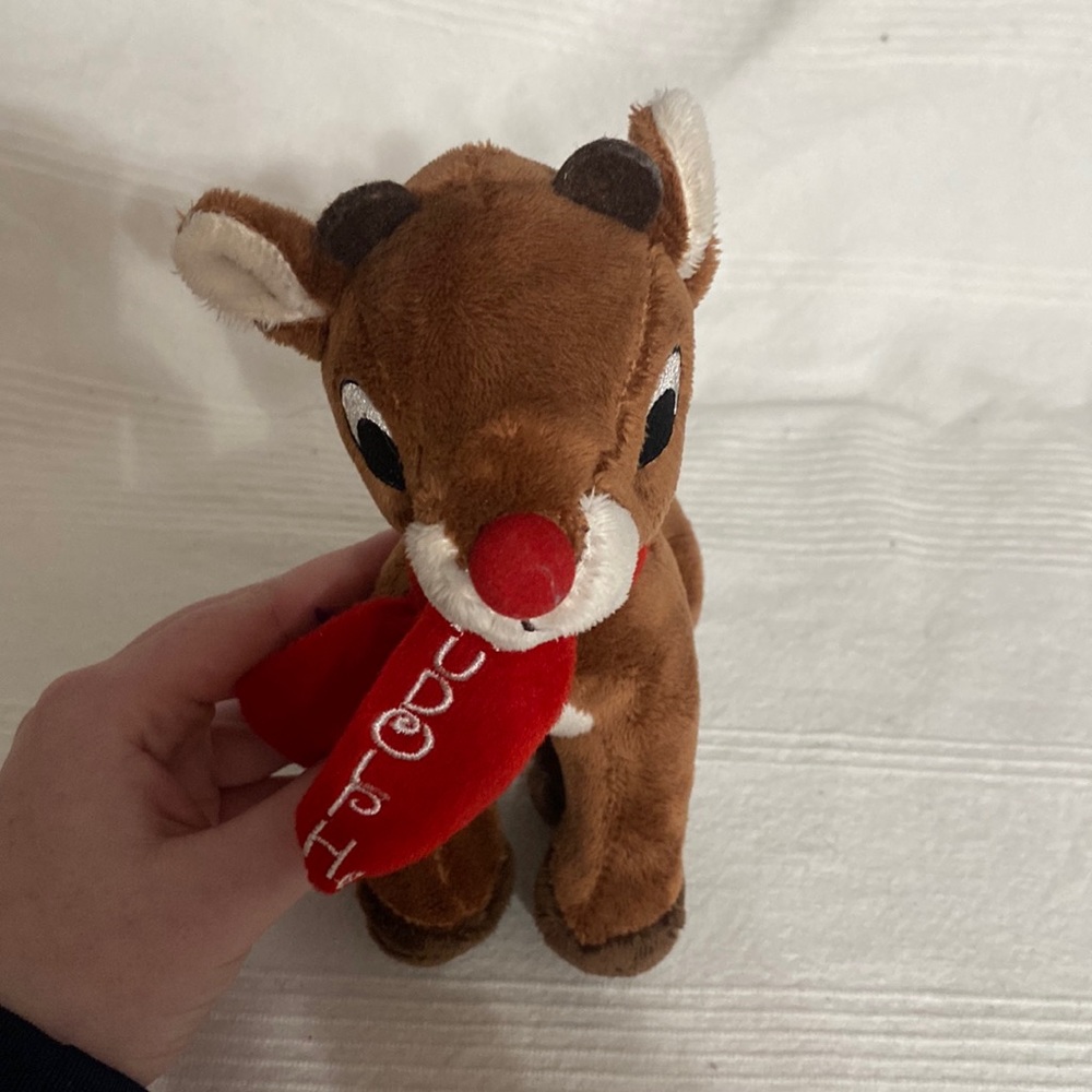 Rudolph plush animal